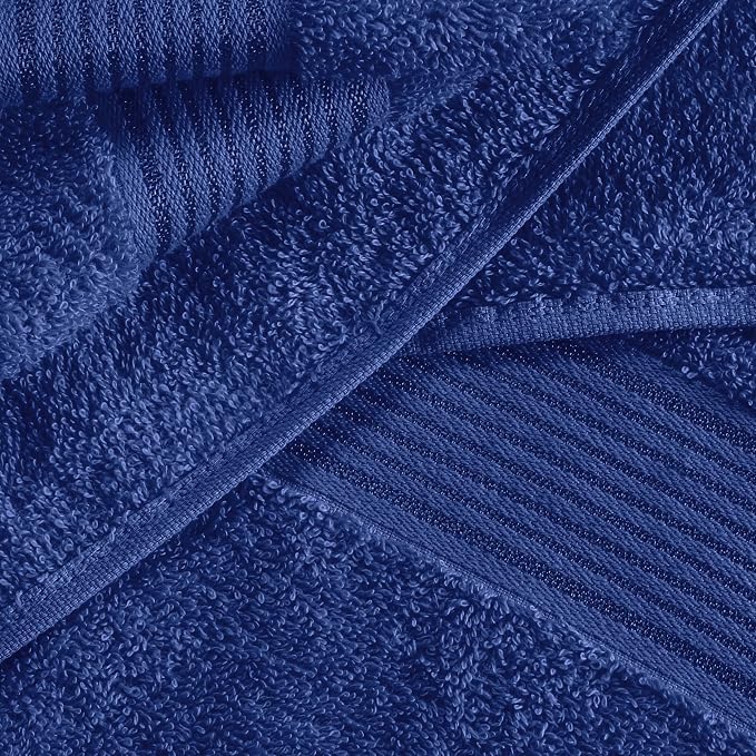 BELZZI Home Ultra Soft 4 Pack Oversized Bath Towel Set 27x54, Cotton Compact - Image 2