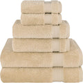 Cotton Paradise 6 Piece Towel Set, 100% Cotton Soft Absorbent Turkish Towels by UNITEDHOMETEXTILE