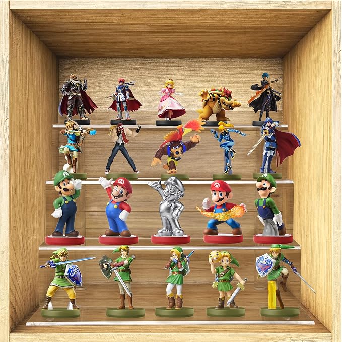 9 Inch Acrylic Shelf for Perfume Organizer in 2 Pack, 4 Tier Funko POP Shelves - Image 8
