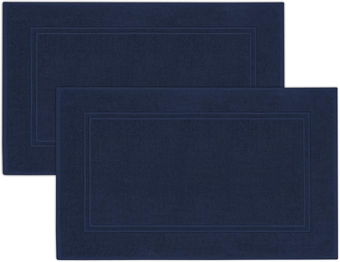 Tens Towels Pack of 2 Bath Mats 100% Cotton, 20 x 32 Inches, Super Absorbent by TensTowels