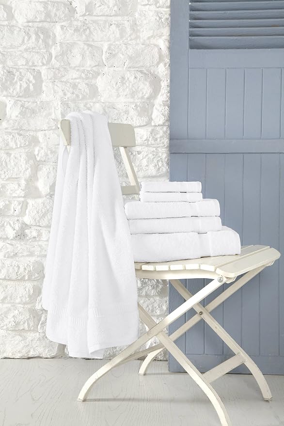 SALBAKOS 100% Turkish Cotton 6-Piece Towel Set | Heirloom Quality Hotel & Spa - Image 3