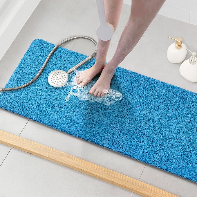 Asvin Soft Textured Bath, Tub Mat, 47x16 Inch, Phthalate Free, Non Slip Comfort by Asvin