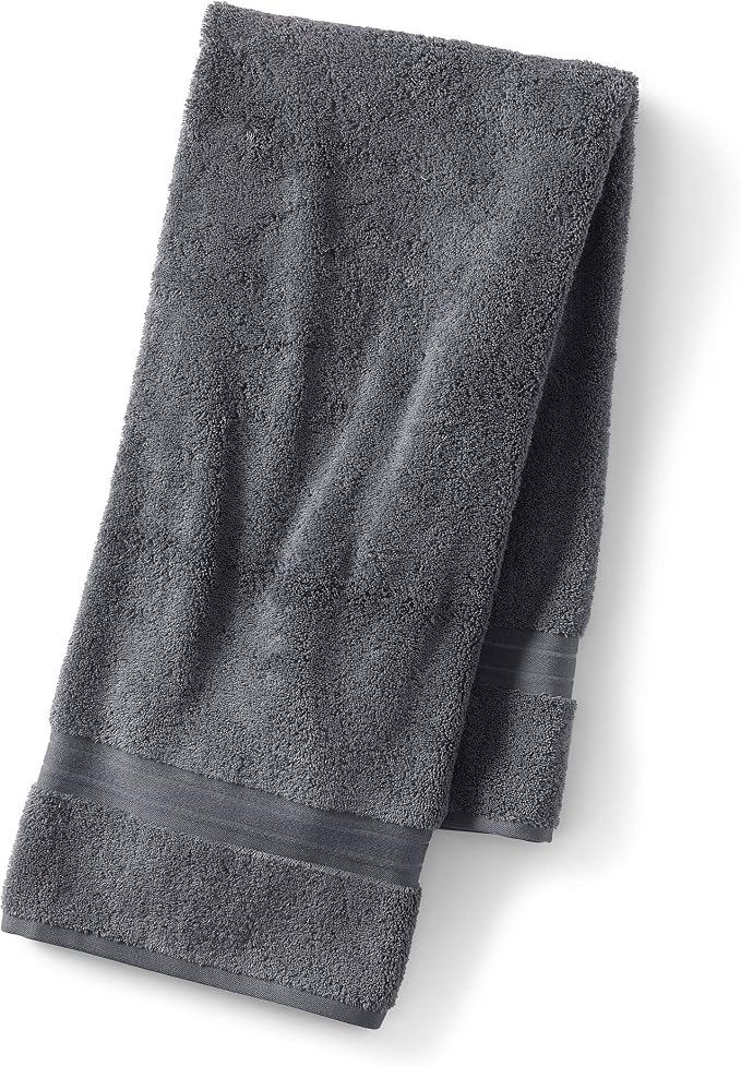 Lands' End Supima Towel Rich Steel Bath- Bath Towel - Image 2