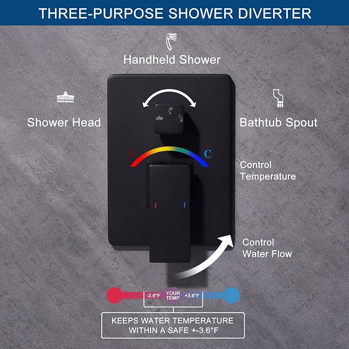 Shower System Bathtub Shower Faucet Set - Image 4