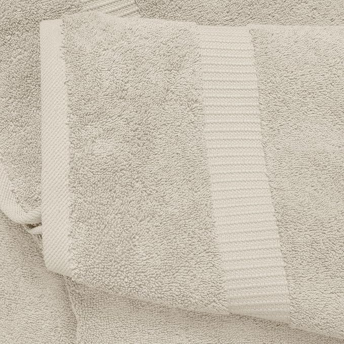 SALBAKOS 100% Turkish Cotton Extra Large Bath Sheet Set of 2 35x70 inch | - Image 2