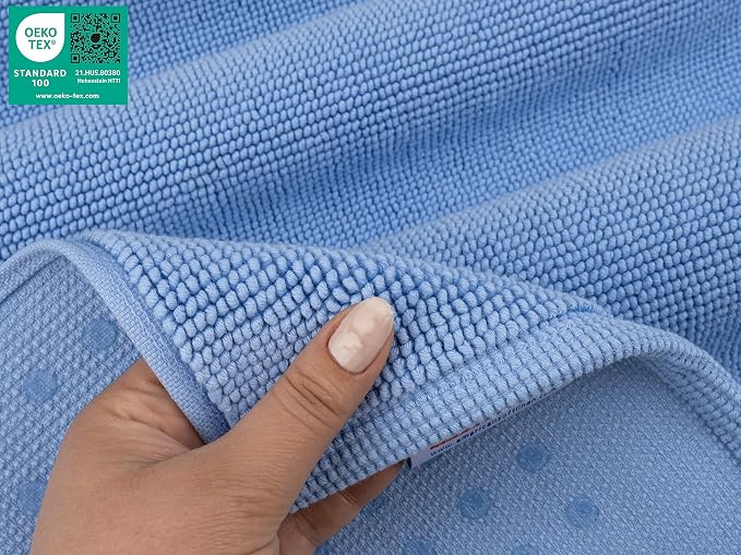 American Soft Linen Bath Rug, 20 in 34 in 100% Cotton Bath Mats Rugs - Image 6