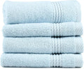EastNBlue Lara 100% Turkish Cotton Washcloths 4 Pack, Extra Soft & Absorbent by EastNBlue