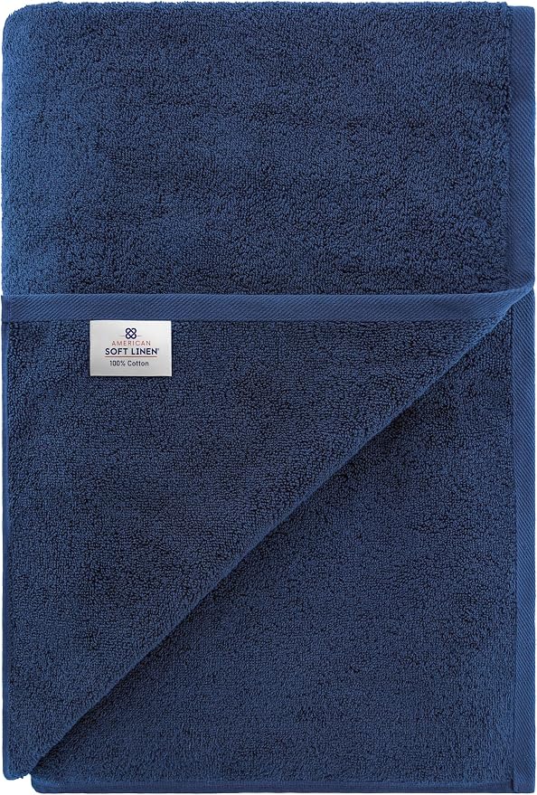 American Soft Linen Oversized Bath Sheet 40x80 Extra Large - Image 6