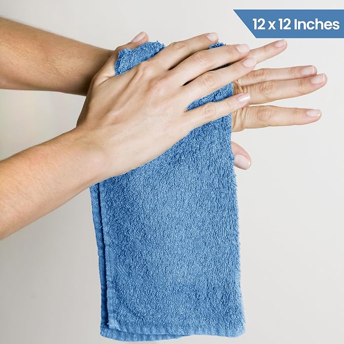 Utopia Towels 24 Pack Cotton Washcloths Set, 100% Ring Spun Cotton, Highly - Image 9