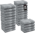 Lane Linen Wash Cloths Set of 24- Spa & Salon Quality by LaneLinen