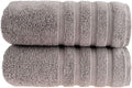 HALLEY Turkish 2 Pack Premium Bath Towels 650 GSM Highly Absorbent Super Soft by HALLEY-TurkishCottonTowels