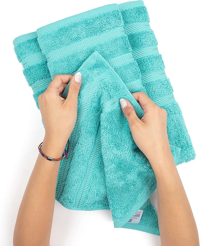 American Soft Linen 35x70 Jumbo Large Bath Towels, 600 GSM 100% Cotton Turkish - Image 5