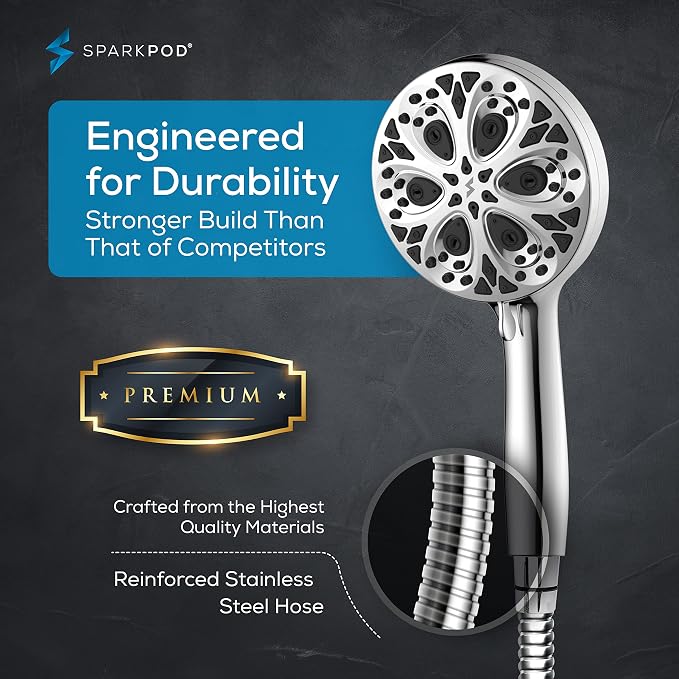 SparkPod 10-Mode Handheld Shower Head - Image 8