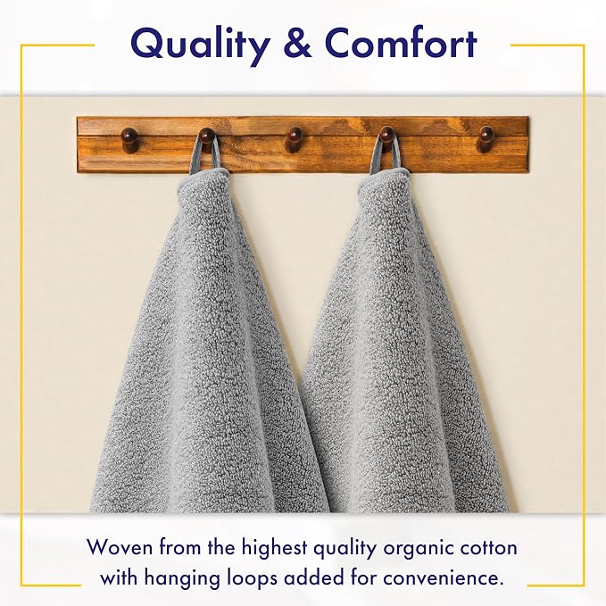 100% Organic Zero-Twist Cotton Towels - Image 4