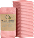 Softolle 100% Cotton Washcloths 24 Pack Soft, Highly Absorbent Washcloth by Softolle