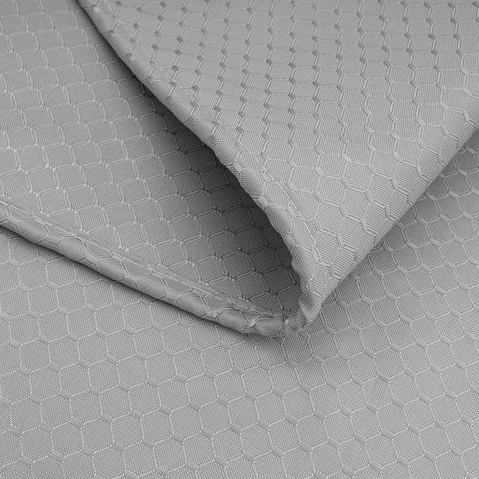 AooHome Waffle Weave Fabric Shower Curtain - Image 6