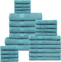 HILLFAIR 24 Piece Bath Towels Set by HILLFAIR