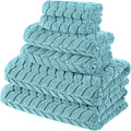 Turkish Cotton Ultra-Soft Plush Absorbent Quick Dry Bathroom Towel Set by BagnoMilanoLuxurySoftness