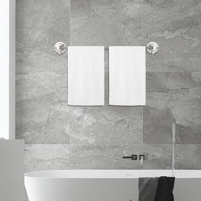 BOPai Extendable Suction Cup Towel Bar 17-28.5", Removeable Shower Door Mat Rod - Image 6