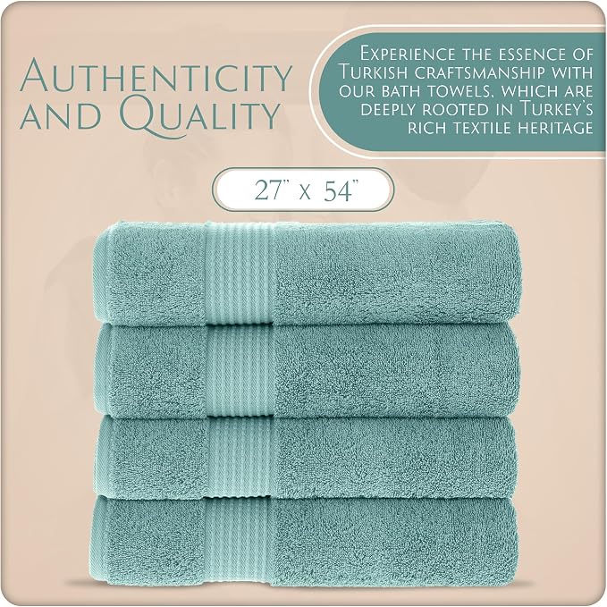 MAURA Basics Performance Bath Towels 100% Turkish Cotton - Image 2
