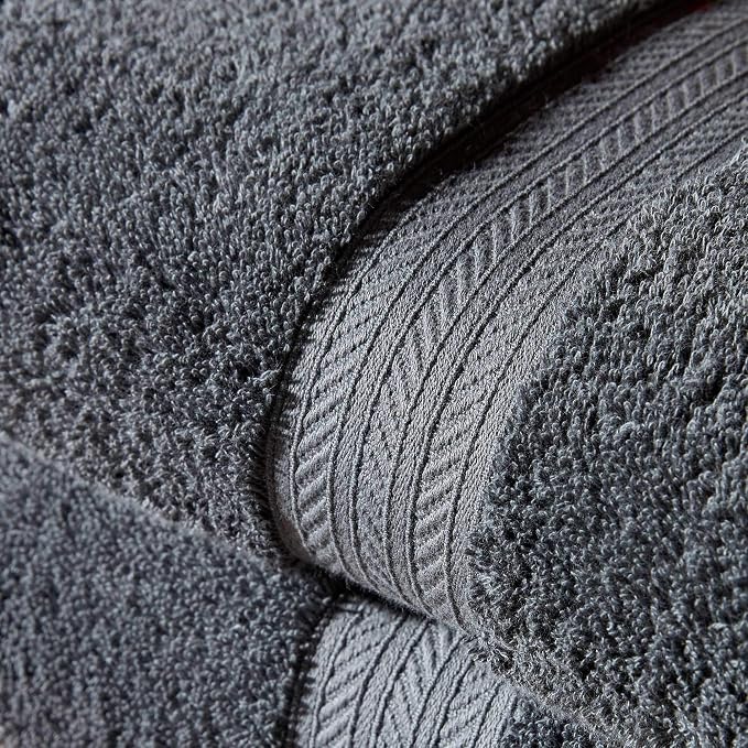 Christy Renaissance 4 Piece Gray Towel Set | 100% Egyptian Cotton | Luxury - Image 3
