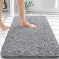 OLANLY Bathroom Rugs 35x24, Extra Soft Absorbent Chenille Bath Rugs, Rubber by OLANLY