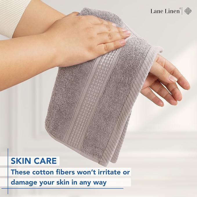 LANE LINEN Hand Towel Set of 6 PC - Image 3
