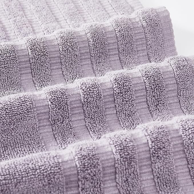 Modern Threads Oxford 6-Piece 100% Cotton Towel Set – Yarn Dyed Jacquard & - Image 3