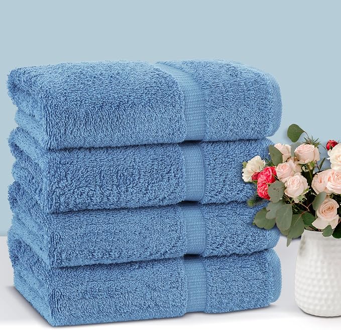 Luxury Hotel & Spa 100% Cotton Premium Turkish Bath Towels - Image 4