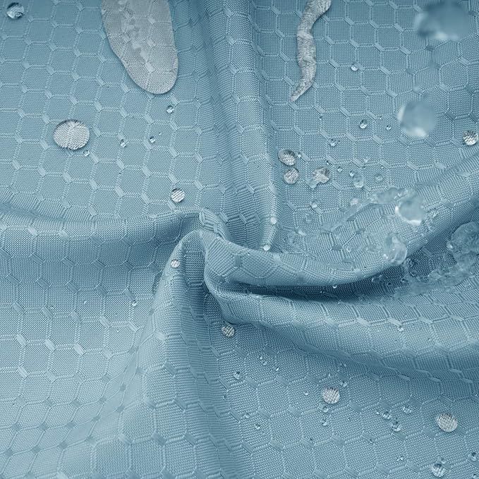 AooHome Extra Long Waffle Weave Shower Curtain, Fabric Bath Curtain - Image 7