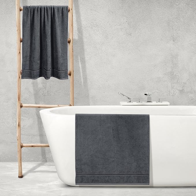 MyOwn Ultra Soft 4 Pack Oversized Bath Towel Set 27x54 inches, 100% Cotton Bath - Image 5