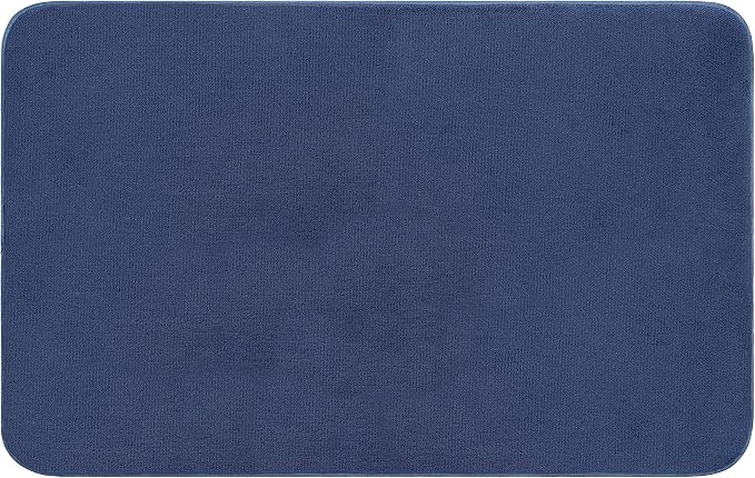 American Soft Linen 21x32 Fluffy Foamed Slip Reducer Bath Rug, Machine Washable - Image 7