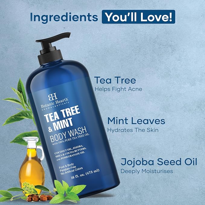 Botanic Hearth Tea Tree Oil Body Wash - Image 5