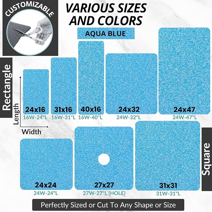 Non Slip Bathtub Mat Shower Mat - Image 6