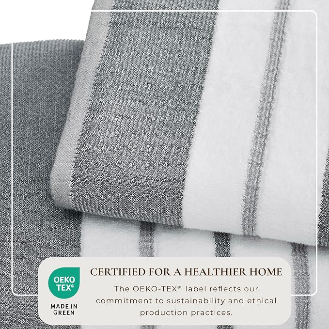 Great Bay Home Decorative Oversized Bath Sheet Set - Image 2