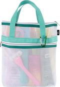 S&T INC. Mesh Shower Caddy, Shower Bag by STINC