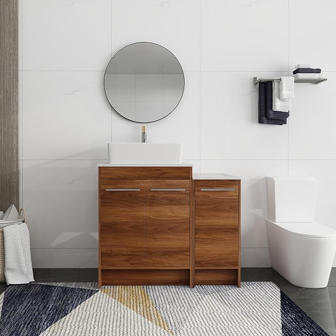 36 Inch Bathroom Vanity with Sink, Mordern Bathroom Vanity, Single Sink by ARTCHIRLY