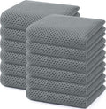 Homaxy 100% Cotton Waffle Weave Kitchen Dish Towels, Ultra Soft Absorbent Quick by Homaxy