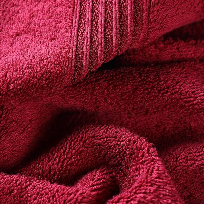 Superior Egyptian Cotton 8-Piece Towel Set, Guest Bath Decor Essentials - Image 6