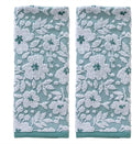 SKL Home Floral Jacquard Hand Towel Set, Moss Green by SKLHomebySaturdayKnightLtd