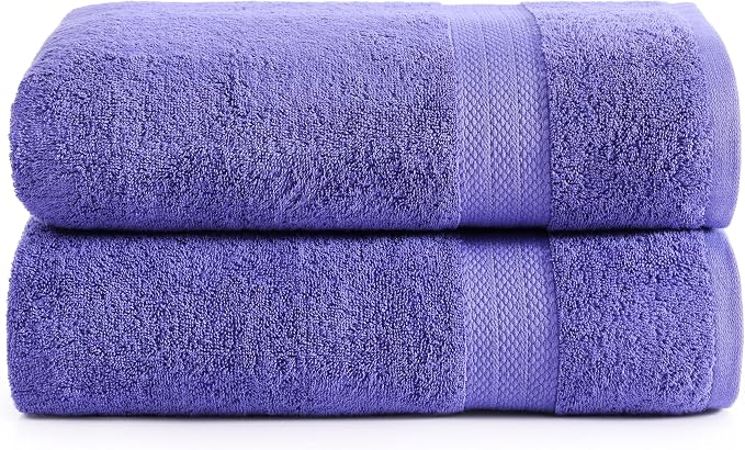 LANE LINEN 100% Pure Cotton Pack of 2 Bath Sheets by LaneLinen