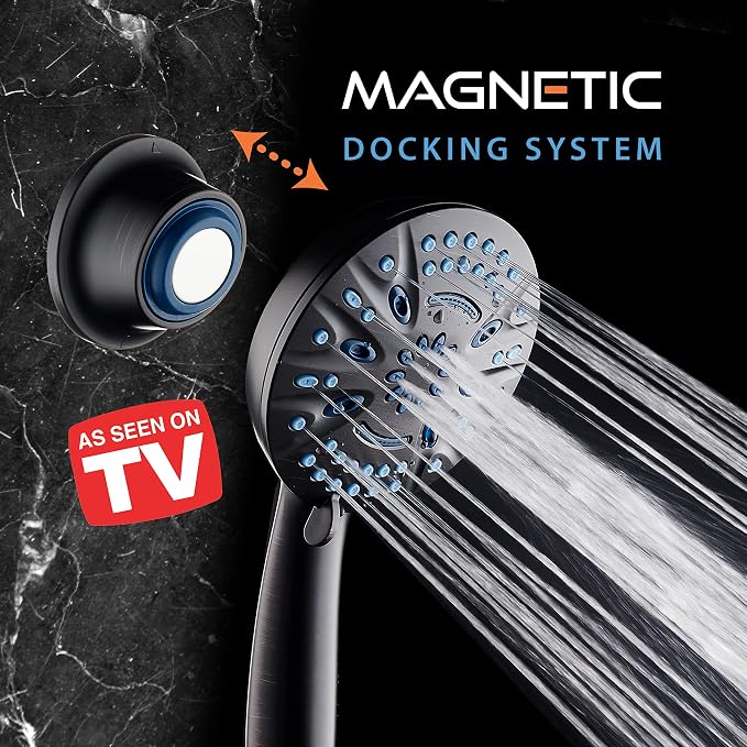 AquaCare Magneton High-Pressure 8-mode Handheld Shower Head - Image 4