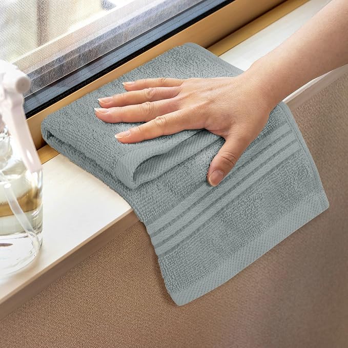 Utopia Towels 12 Pack Premium Wash Cloths Set, 12 by 12 Inches, 100% Cotton - Image 3