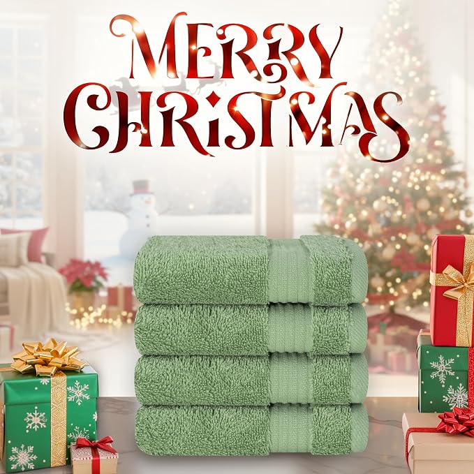 Cotton Paradise 100% Cotton Turkish Washcloth Set - Image 2