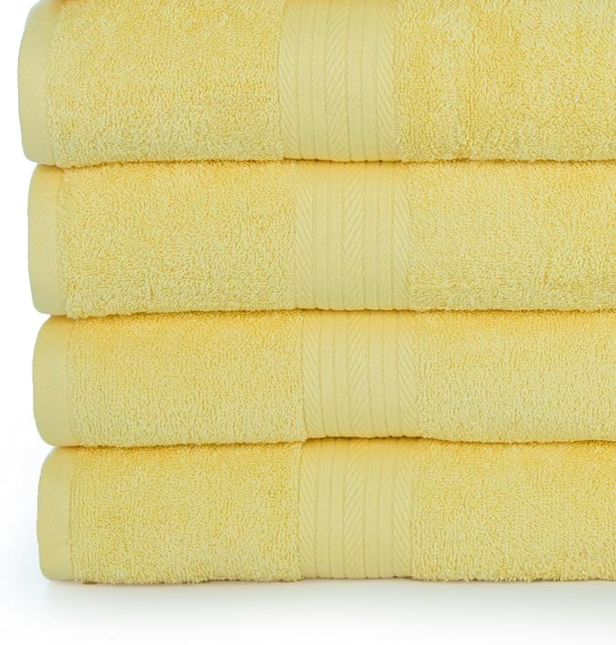 Ample Decor Bathroom Towel Set of 18-4 Hand Towel, 4 Bath Towel, 10 Wash Cloths - Image 3