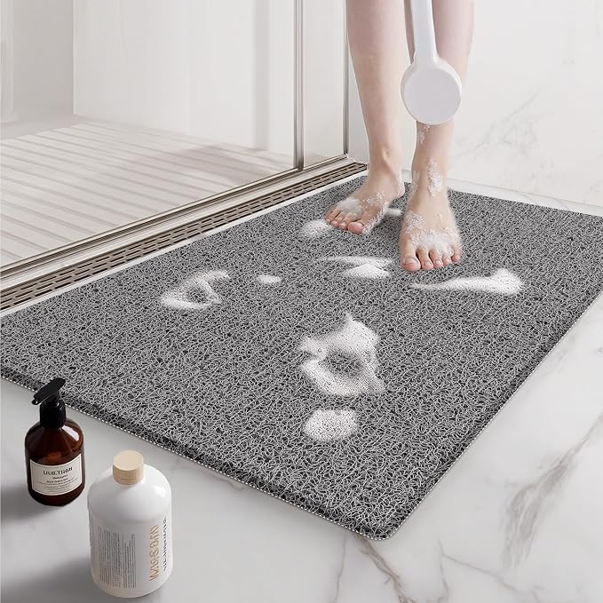 Mecko Non-Slip Shower Mat, Anti-Slip Bath Mat by Mecko