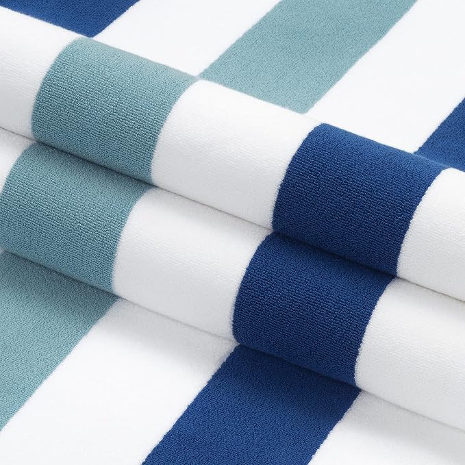 Laguna Beach Textile Co. Striped Cabana Beach Towel - Image 5
