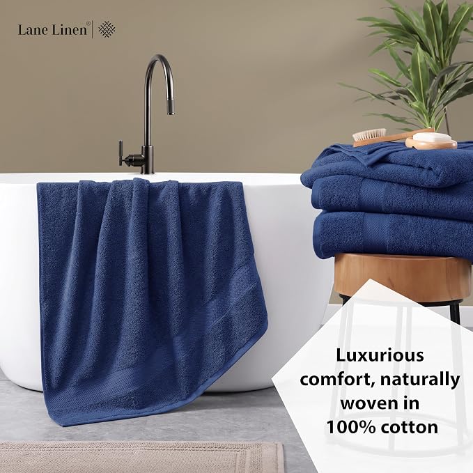 LANE LINEN Bath Towels 4 Pack - Image 4