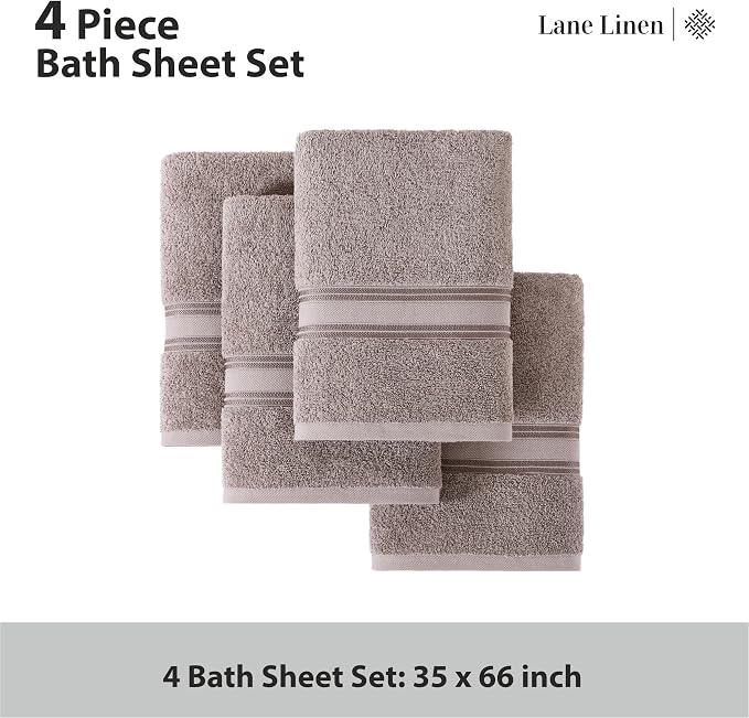 LANE LINEN Large Bath Towels - Image 4