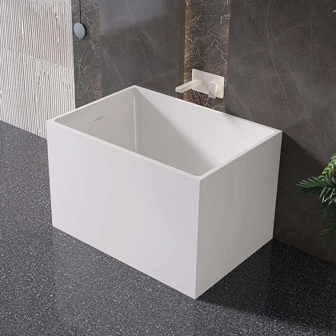 39" Acrylic Freestanding Bathtubs, Stand Alone Tub, Japanese Soaking Tub - Image 2